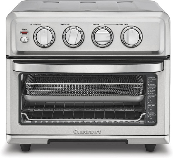 Cuisinart Air Fryer Toaster Oven Bake Grill Broil 8-1 Oven TOA-70 - Silver Cuisinart Air Fryer Toaster Oven Bake Grill Broil 8-1 Oven TOA-70 - Silver
