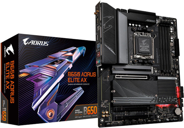 GIGABYTE B650-AORUS-ELITE-AX AM5 LGA 1718 AMD ATX GAMING MOTHERBOARD DDR5 M.2 New GIGABYTE B650-AORUS-ELITE-AX AM5 LGA 1718 AMD ATX GAMING MOTHERBOARD DDR5 M.2 New