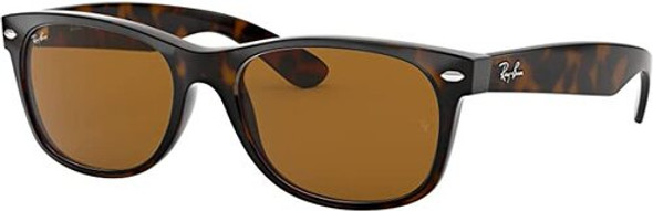 RAY BAN NEW WAYFARER CLASSIC LIGHT HAVANA BROWN LENS RB2132-710-55-18