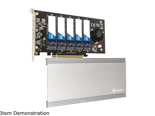 5 Slot M.2 B-Key SATA Base SSD PCI-e 3.0 x2 Bandwidth Expansion Card Require