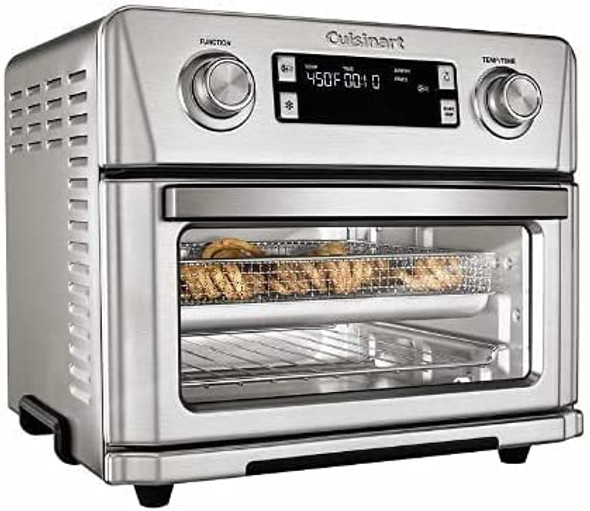 Cuisinart Digital Model Airfryer Toaster Oven 0.6 cu ft CTOA-130PC2 - Silver