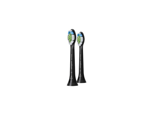 Philips Sonicare DiamondClean Toothbrush Replacement Heads, 2pk, Black,