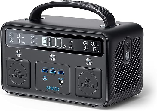 Anker Portable Power Station Powerhouse 300W Solar Generator A1731 - Black