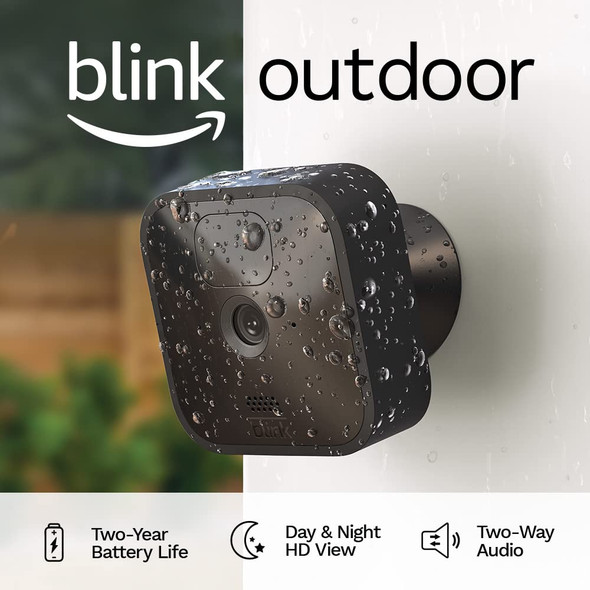 Blink Outdoor 3rd Gen wireless WiFi 1080p 1 camera system B086DKSYTS BLACK