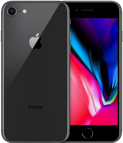 For Parts: APPLE IPHONE 8 64GB SPRINT/T-MOBILE - SPACE GRAY- WEBCAM/CAMERA DEFECTIVE