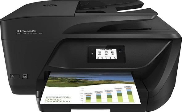 HP OfficeJet Pro 6958 Wireless All-In-One Instant Ink Ready Printer P4C84A BLACK HP OfficeJet Pro 6958 Wireless All-In-One Instant Ink Ready Printer P4C84A BLACK