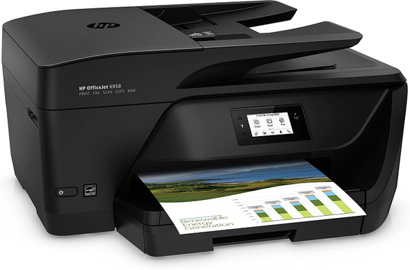 HP OfficeJet Pro 6958 Wireless All-In-One Instant Ink Ready Printer P4C84A BLACK HP OfficeJet Pro 6958 Wireless All-In-One Instant Ink Ready Printer P4C84A BLACK