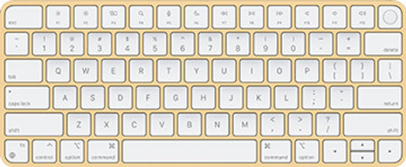 Apple Magic Keyboard with Touch ID Wireless Bluetooth Silicon Genuine - Yellow Apple Magic Keyboard with Touch ID Wireless Bluetooth Silicon Genuine - Yellow