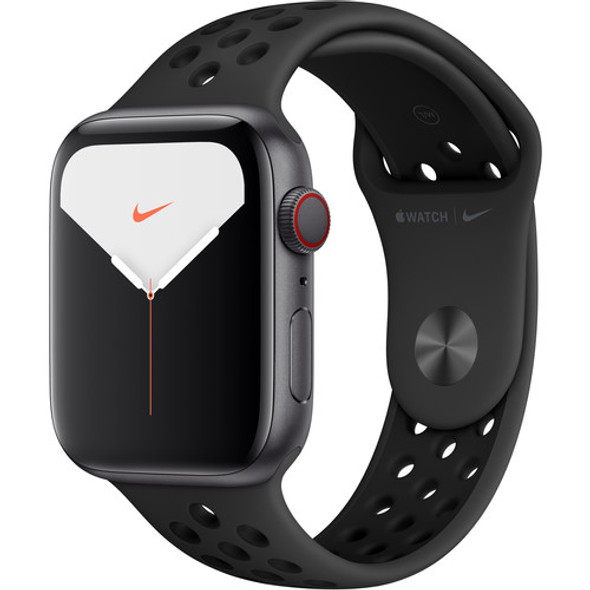 APPLE WATCH NIKE 5 GPS + CELL 44 SPACE GRAY ALUM BLACK NIKE BAND MX3A2LL/A