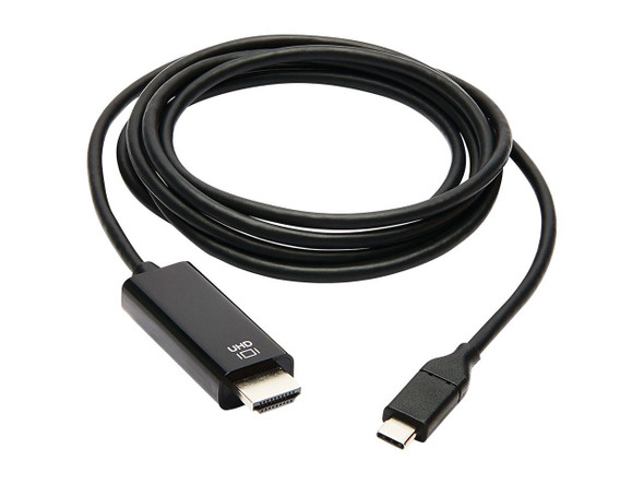 Tripp Lite U444-006-H4K6BE USB-C to HDMI Adapter, M/M, Black, 6 ft. - 5.91 ft