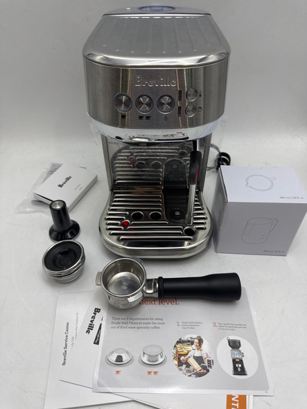 Breville Bambino Plus Espresso Machine 64 Fluid Ounces Brushed Stainless Steel