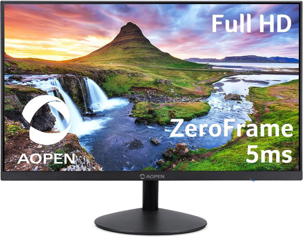 For Parts: AOPEN 27" FHD IPS Monitor 75Hz Refresh Rate 5ms  27E1-BI CRACKED SCREEN