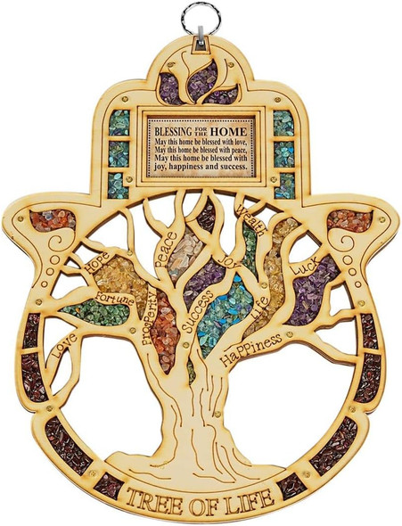 KARMA AND LUCK Rooted in Spirituality - XL Tree Of Life Wall Blessing HDBL6001