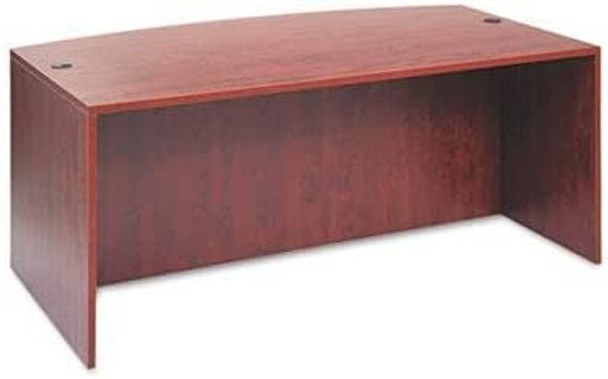 Alera ALE Valencia Bow Desk Shell ALEVA227236MC - Medium Cherry