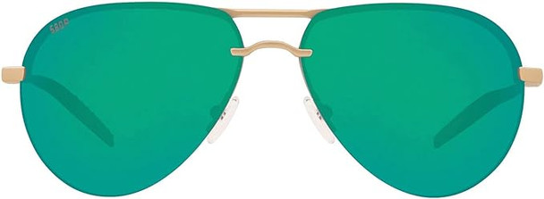 Costa Del Mar HLO-243-OGMP Helo Sunglasses 06S6006 - Green Lens Gold Frame