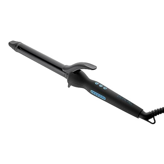 BIO IONIC Long Barrel Styler Pro Curling Hair Iron 1" - BLACK