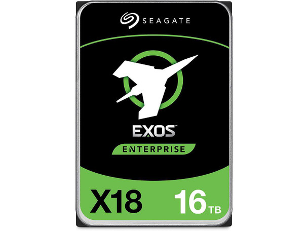 Seagate Exos X18 16TB Enterprise HDD - CMR 3.5 Inch Hyperscale SATA 6Gb/s