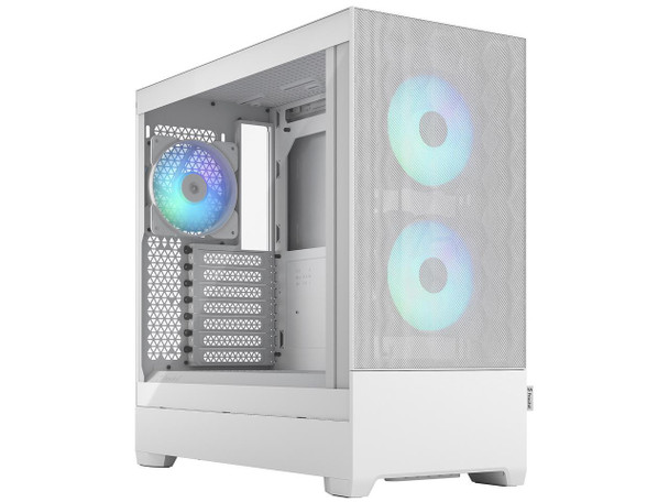 Fractal Design Pop Air RGB White TG ATX High-Airflow Clear Tempered Glass Window