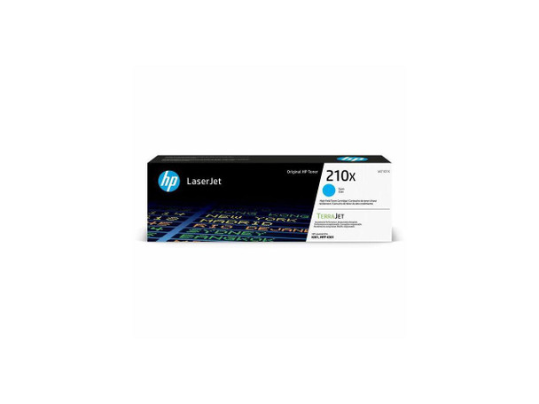 HP 210X Cyan Original LaserJet Toner Cartridge - W2101X