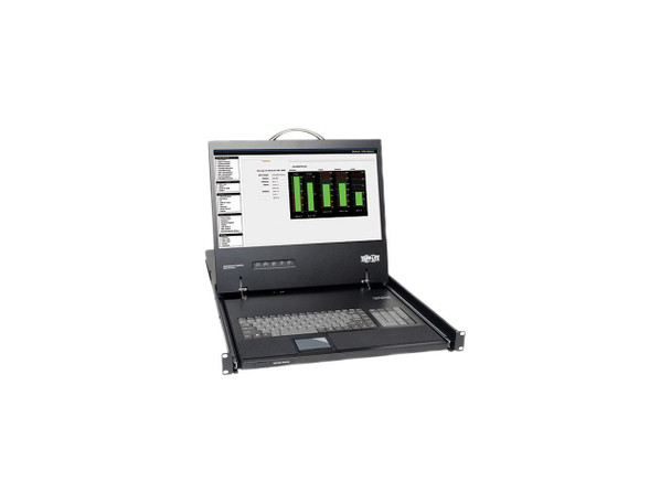 Tripp Lite Rack Mount KVM Console, 19 in. LCD Display Monitor, 1U, with Touch