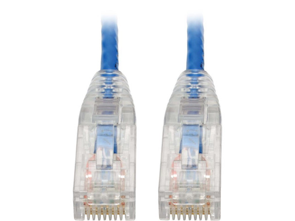 TRIPP LITE CONNECTIVITY N201-S8N-BL 8IN CAT6 GB SNAGLESS MOLDED