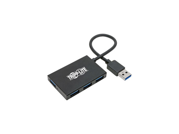 Tripp Lite USB 3.0 SuperSpeed Slim Hub, 5 Gbps - 4 USB-A Ports, Portable,