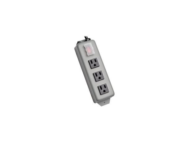 TRIPP LITE 3SP9 3 Outlets Power Strip 120V Input Voltage 9 ft. Cord Length