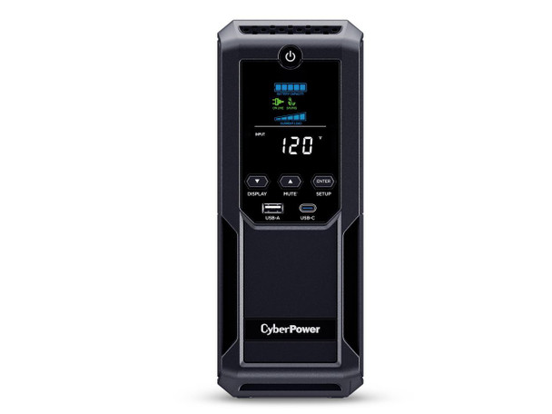 CyberPower CP1500AVRLCD3 Intelligent LCD UPS Systems - 1500VA/900W, 120 VAC,