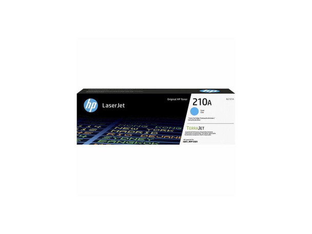 HP 210A Cyan Original LaserJet Toner Cartridge  W2101A