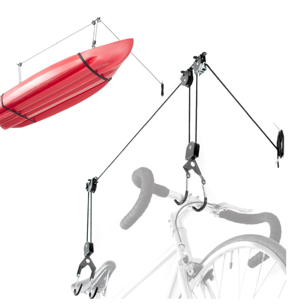 Bike Hoist for Garage with Utility Hooks Lift Storage RS2200