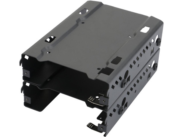 Phanteks - Stackable 3.5" HDD Bracket Duo Pack Cases PH-HDDKT_03,Black