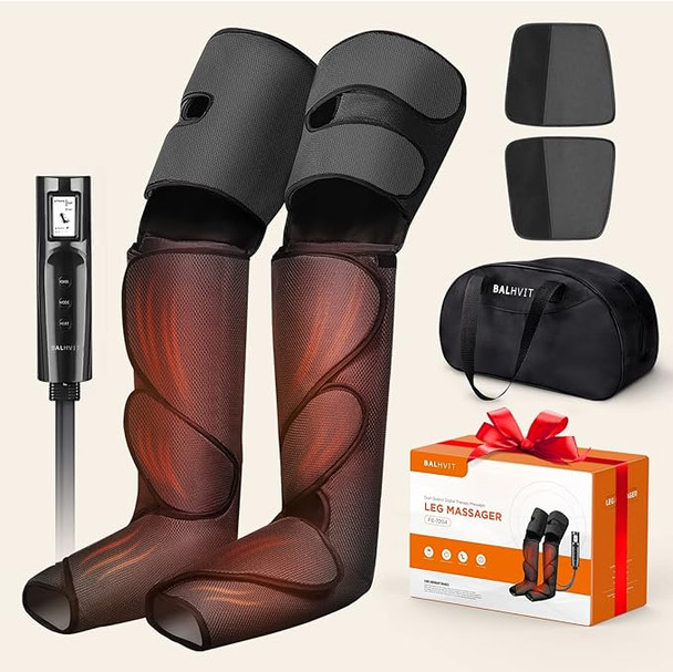 BALHVIT Air Compression Leg Massager Adjustable Wraps for All FE-7204
