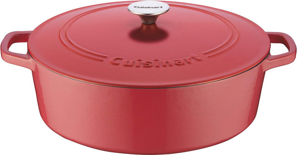 Cuisinart Cast Iron, 7 Quart - PEONY PINK