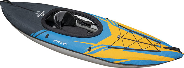 Aquaglide Noyo 90 Inflatable Kayak 1 Person Touring Kayak with Cover - NOYO90