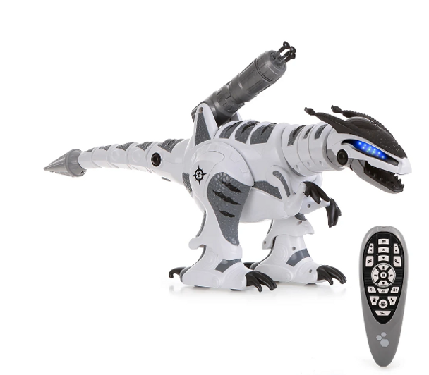 LE NENG TOYS K9 RC Dinosaur Intelligent Dinosaur Kids ZB0797SS7BC-C - WHITE/GREY