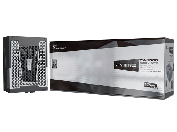 Seasonic PRIME TX-1300, 1300W 80+ Titanium, ATX 3.1 & PCIe 5.1 Ready, Full