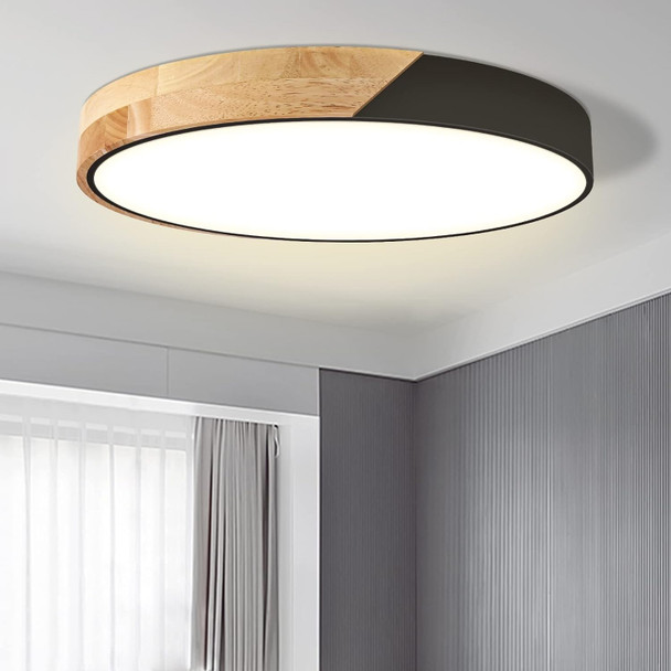 Ketom Flush Mount 15.8 Inch LED Ceiling Light, Warm White 3000K - White Ketom Flush Mount 15.8 Inch LED Ceiling Light, Warm White 3000K - White