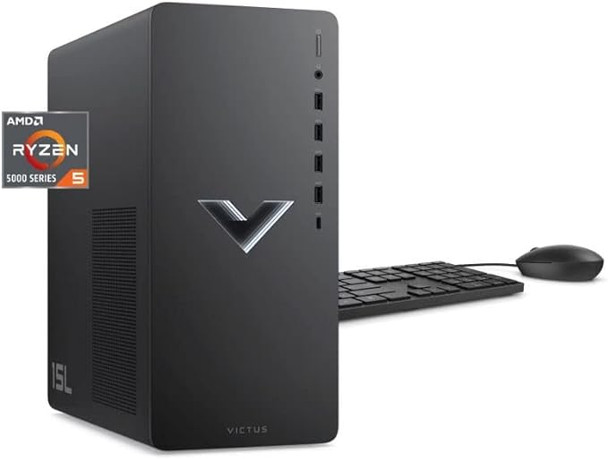 HP Victus 15L TG02-0013w Gaming Desktop AMD Ryzen 5 5600G 8GB 512GB SSD RX 6400