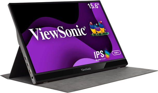 ViewSonic VG1655 15.6" 1080p Portable Monitor IPS - Silver