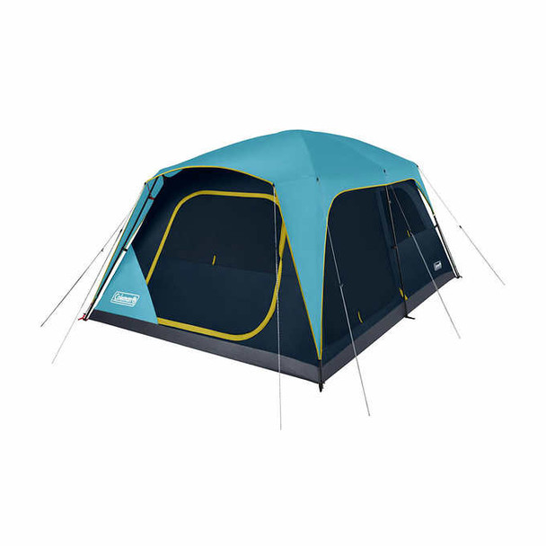 Coleman Skylodge 10-person Tent with LED Lighting 2162363 - Blue/Black