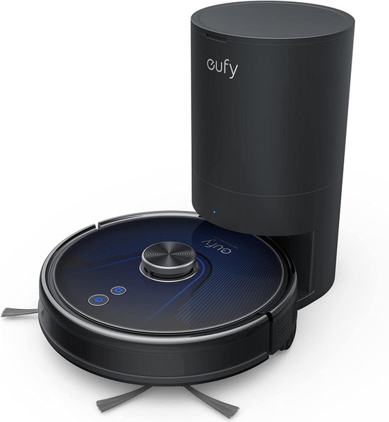Eufy RoboVac L35 Hybrid+ Robot Vacuum - BLACK w/ Self Emptying Base