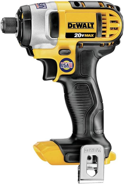 DEWALT 20V MAX Impact Driver 1/4-Inch Tool Only DCF885B - Yellow
