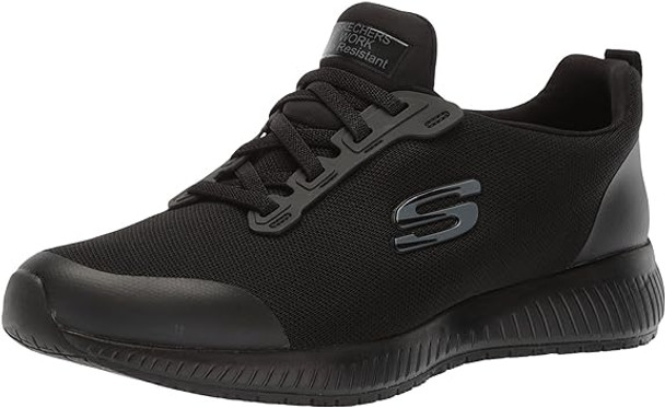 77222 Skechers Work Relaxed Fit: Squad SR Women's Black Size 11