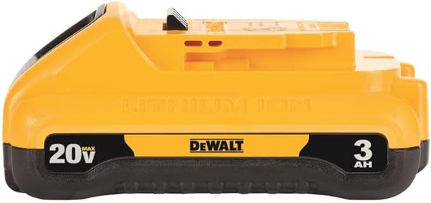 DEWALT 20V MAX Li-ion 1 Batteries 3 Ah 20V MAX Battery DCB230 - Yellow/Black