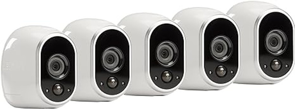 Arlo Wireless Home Security 5 Camera Kit VMS3530-100NAR - WHITE