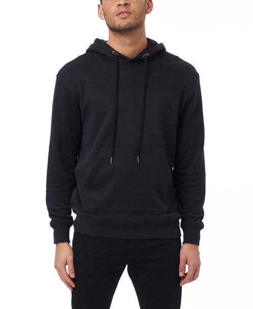 3854MX Hanes Alternative Men's Bryant Pullover Hoodie - Black - L