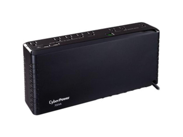 CyberPower SL700U Standby UPS System, 700VA/370W, 8 Outlets, Slim Profile