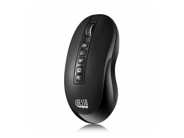 Adesso Air Mouse Wireless Multifunctional Desktop Presenter Mouse With Laser