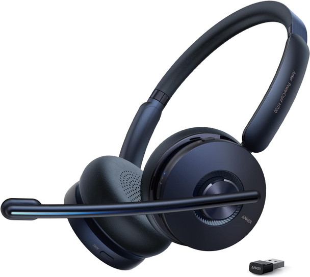 Anker PowerConf H700 Bluetooth Headset with Microphone A3510 - Black