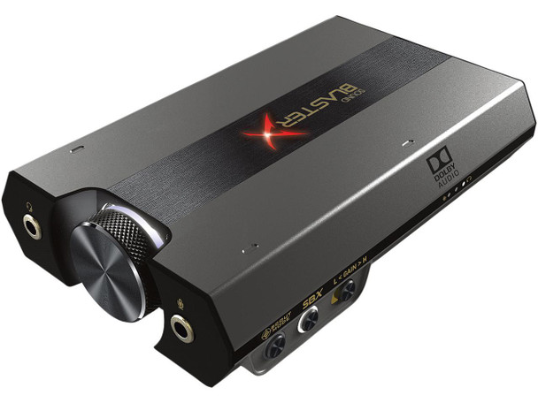 Sound BlasterX G6 Hi-Res 130dB 32bit/384kHz Gaming DAC, External USB Sound